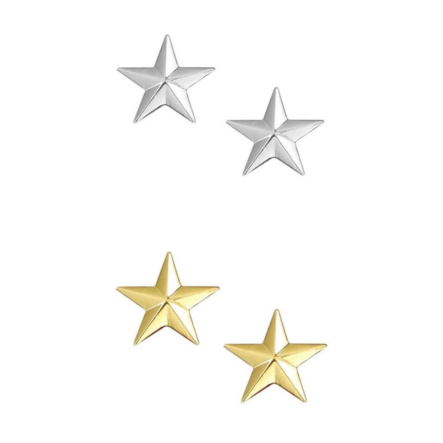 Broche de Aleación Sunnimix Pin con cuello de estrella 2 pares