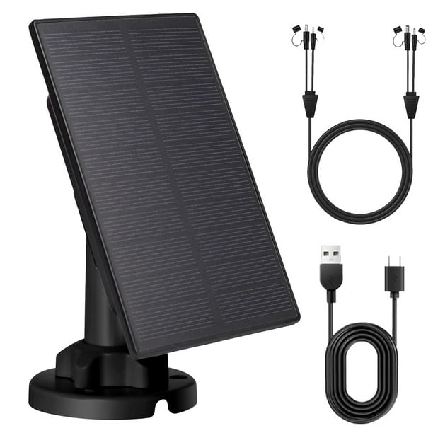 Batería Incorporada 5000mAH Kuymtek Impermeable IP66 Cámara Del Rastro Panel Solar 3W 12V/6V