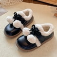 thumbnail image 2 of Quealent Boys Girls Winter Boots Soft Warm Shoes Toddler Snow Boots Little Kid Shoes Black for Size 12.5, 2 of 7