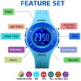 thumbnail image 3 of Reloj LED digital HUOGUO para niños, resistente al agua, 50 m, con alarma, 3 of 5
