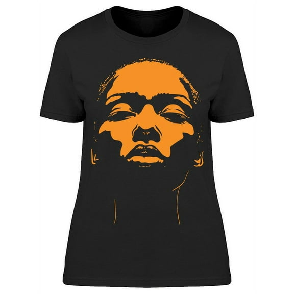 African Woman Face Beautiful T-Shirt Women -Image by Shutterstock, Female Small