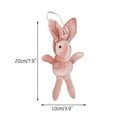 thumbnail image 3 of Vikakiooze Plush Pendant Rabbit Doll Valentine's Day Pendant Flower Decoration Gift, 3 of 3