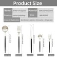 thumbnail image 4 of Silverware Set,48-Piece Stainless Steel Flatware Service for 12, Kitchen Accessories Utensils Tableware Cutlery Set,Dishwasher Safe, 4 of 6
