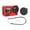 Red Color, variant on Durability Silicone Case with Lanyard for Action 6 Cameras Cover Easy Portability During Outdoor Traveling Adventure
