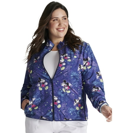 

Tooniforms Scrubs Jacket For Women Packable Print TF320