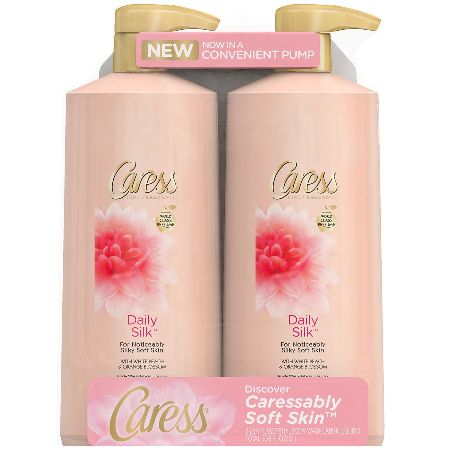 Caress Daily Silk Body Wash (25.4 Fluid Ounce, 2 Pack)