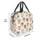 thumbnail image 3 of Balery Shiba Head Face Bolsa de Almuerzo Aislada – Caja de Almuerzo con Papel de Aluminio Grueso, Mantiene la Comida Fresca por 4 Horas, 3 of 8