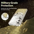 thumbnail image 3 of CASEFIV Samsung Galaxy S24 High Impact Silicone Cell Phone Case, Silver, 3 of 7
