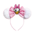 thumbnail image 1 of Diademas con orejas de Mickey Mouse para niñas, diademas de Pato Donald, lazos, accesorios para el cabello para adultos y mujeres, 1 of 5