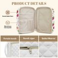 thumbnail image 5 of ZUXONGSY Strawberry Print Bible Cover Case for Women Quilted Bible Protector Lightweight ChuZU Bag with Pen Holder Christian Gift for Religious, 5 of 7