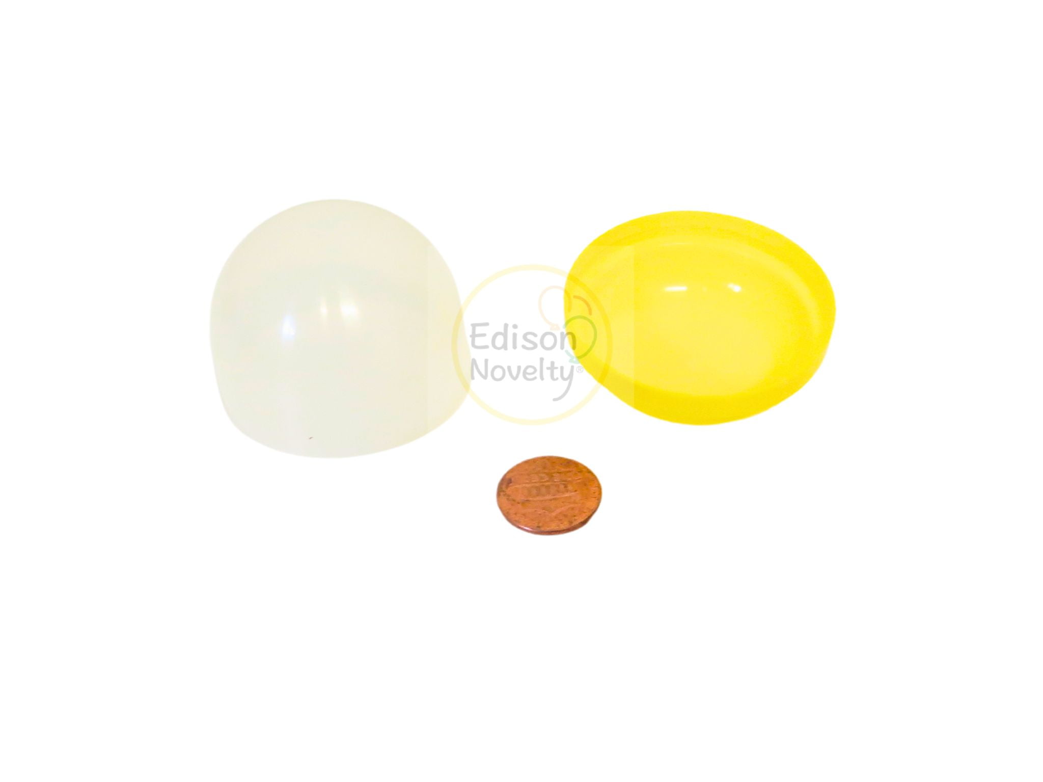 250 Count 2" Plastic Vending Capsules (YELLOW)