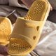 thumbnail image 5 of Zapatillas de masaje de pies Zapatillas de hombre Baño de interior Antideslizante Toboganes suaves / 38to39 / B azul Afortunado Sencillez, 5 of 5