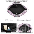 thumbnail image 2 of Flower Women's Large Weekend Travel Bag Moving Canvas Handbag Thick Double Layer Beach Weekend Travel Unisex Hospital Maternity Delivery with Toiletry Waterproof, 2 of 5