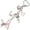 Pink, variant on Y2K Keychain Butterfly Heart Key Ring Bag Charms Cute Aesthetic Keys Bag Purse Backpack Pendant Accessories for Women Jewelry Gifts
