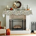 thumbnail image 4 of Christmas Holiday Fireplace Mantel Scarf | Grey Pinecone | Mantle Runner, 4 of 4