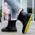 thumbnail image 2 of Zapatos de lluvia, ropa de abrigo de moda para mujer, cubrezapatos, zapatos de goma ligeros e impermeables, 2 of 5