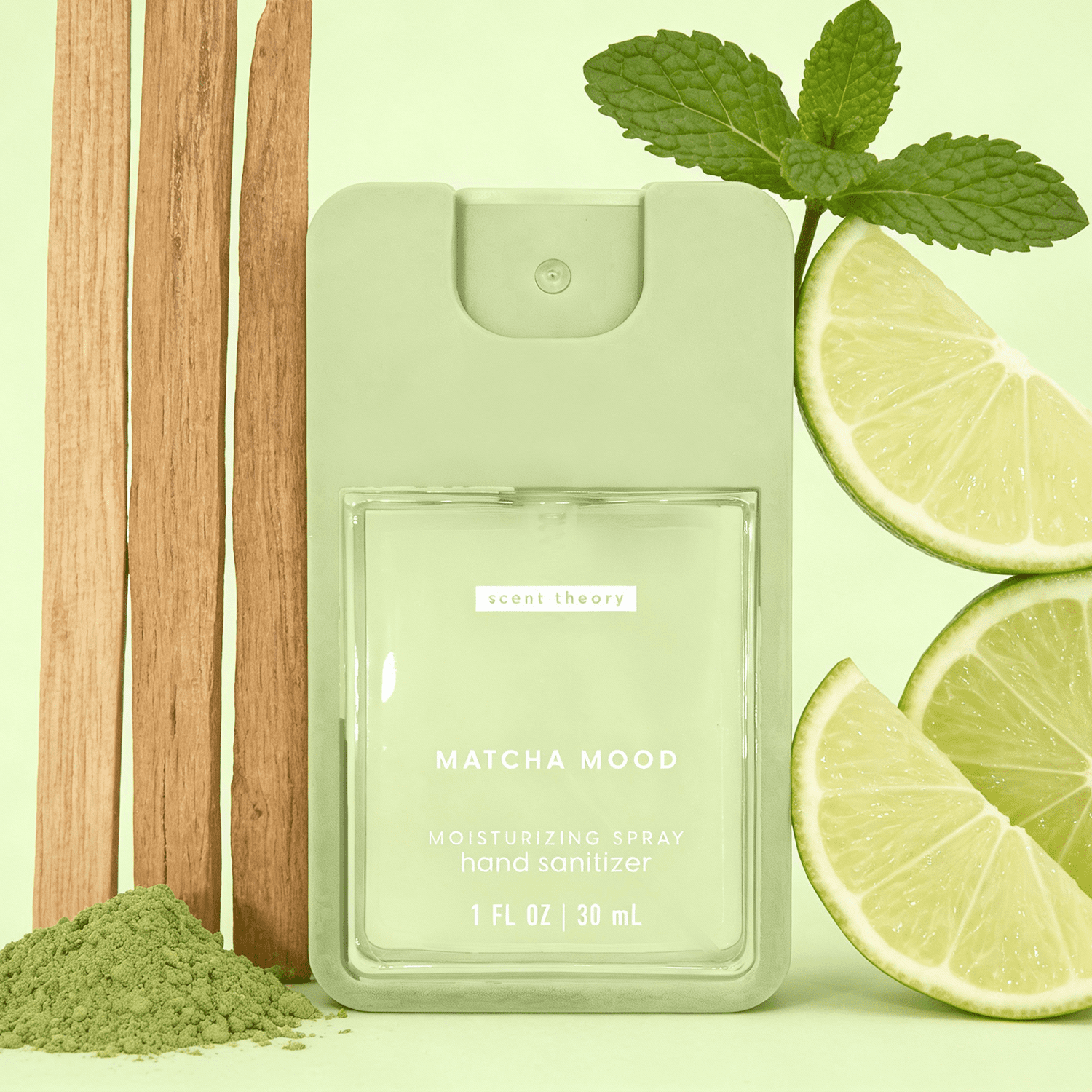 Scent Theory Hand Sanitizer Spray, Matcha Mood, 1 fl oz