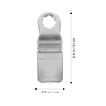 thumbnail image 3 of OULII 1Pcs Door Lock Strike Plate Iron Silver Blocking Design for Electrical Cabinet, 3 of 8