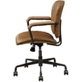 thumbnail image 4 of ACME Josi Leather Adjustable Swivel Office Chair in Coffee, 4 of 5