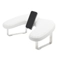 thumbnail image 1 of Reposabrazos de uñas Unique Bargains con soporte para teléfono móvil, reposabrazos de manicura para técnicos de uñas con base estable en blanco, 1 of 7