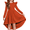 Champagne, variant on Arshiner Girls Dresses Ruffle Long Sleeve High Low Flowy Swing Casual Party Dresses with Pockets