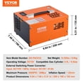 thumbnail image 4 of Compresor de aire PCP VEVOR 4500 PSI 12 V DC/110 V AC con adaptador, 4 of 4