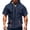 Navy-1, variant on Short Sleeve Hoodies for Men Summer Fall Drawstring Loose Hooded Sweatshirt with Pockets Casual Zip Up Jacket Outerwear