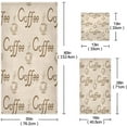 thumbnail image 3 of Dreamtimes Brown Coffee Towel Set of 3, Highly Absorbent Soft Towels with Bath Towel, Hand Towel and Washcloth for Bathroom Hotel Gym Spa, 3 of 7