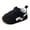 Black, variant on Baby Soft Sole Sneakers For Crawling Walking Lightweight Shoes Early Stages Indoor Footwear, 0-6 Months, Grey