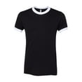 thumbnail image 2 of Unisex Poly-Cotton Short-Sleeve Ringer T-Shirt, 2 of 3