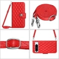 thumbnail image 5 of for Google Pixel 8 Pro Wallet Case, Elegant Card Holder Cash Slot PU Leather Kickstand Shoulder Strap Shockproof Protective Flip Women Girls Case Cover for Google Pixel 8 Pro, Red, 5 of 6