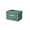 Green#2, variant on 18L Linen Fabric Storage Box with Lid Foldable Organizer Bin with Handles Stackable Storage Basket for Home Closet Organization,11.02*13.78*7.08 in Pink,1 PCS
