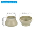 thumbnail image 2 of Conector reductor de conducto Uxcell de 6" a 4" adaptador de tubo de ventilación color beige 2 paquetes, 2 of 5