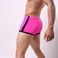thumbnail image 5 of WQQZJJ Swimming Trunks for Men, Solid Color Slimming High Stretch Drawstring Shorts, Summer Surf Swimming Sports Quick Dry Boxer Shorts, 5 of 9