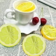 thumbnail image 6 of Fake Lemon Decor Faux Plastic Lemons 10 Pack Artificial Fruit for Kitchen Counter Bowl Display Wedding Party Vase Fillers, 6 of 8