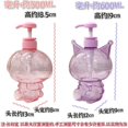 thumbnail image 5 of Botella grande y bonita con purpurina transparente, botella de loción con forma de Culomi, botella dispensadora tipo prensa, botella de ducha y champú, 5 of 5
