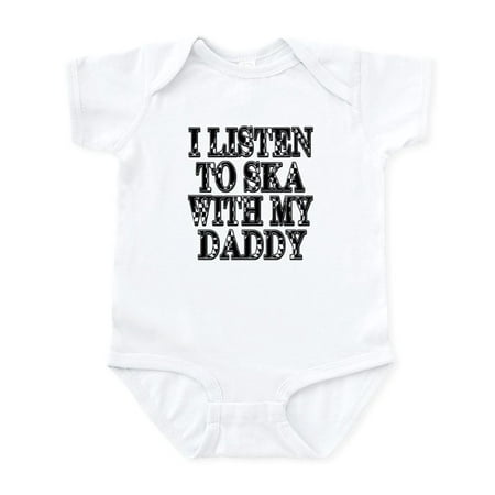 

CafePress - Ska With Daddy Infant Bodysuit - Baby Light Bodysuit Size Newborn - 24 Months