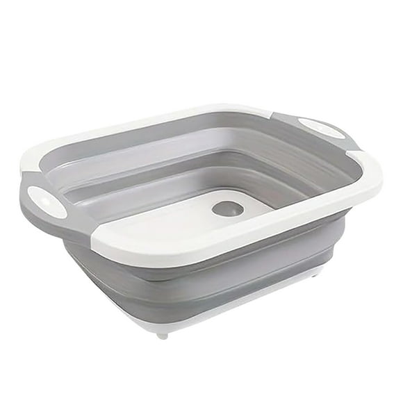 Function Folding Cutting Board 2024 New Foldable Space Saving Chopping Board Kitchen Dish Tub And Camping Washing Draining Veggies Fruits Food Grade Storage Kitchen Shop Chopper