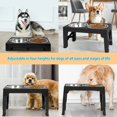 thumbnail image 4 of Cuencos elevados para perros Niubya con 2 cuencos de acero inoxidable, 4 of 7