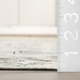 thumbnail image 3 of nuLOOM Malena SpinClean Tribal Bordered Machine Washable Area Rug, 2' 6" x 8', Runner, Malena Light Grey, 3 of 10