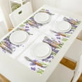 thumbnail image 4 of Set Table Mats Purple Lavender Printed Cotton Linen Table Napkin Kitchen Accessories Home Party Decorative Placemats, 4 of 5