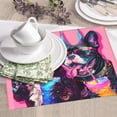 thumbnail image 6 of Dish Drying Mat, Cool French Bulldog No.122 Highly Absorbent Drying Matt Kitchen Counter, Dish Mat Drying Pad Dishes Drainer Mats for Kitchen Counter or Sink, 16 x 18 inch, 6 of 6