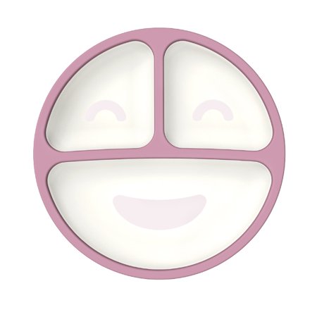 

Baby Silicone Dinner Plate Creative Baby Compartment Dinner Plate Complementary Food Bowl
