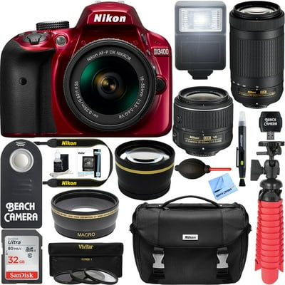 Nikon D3400 DSLR Paquete de cámara con AF-P El Salvador Ubuy
