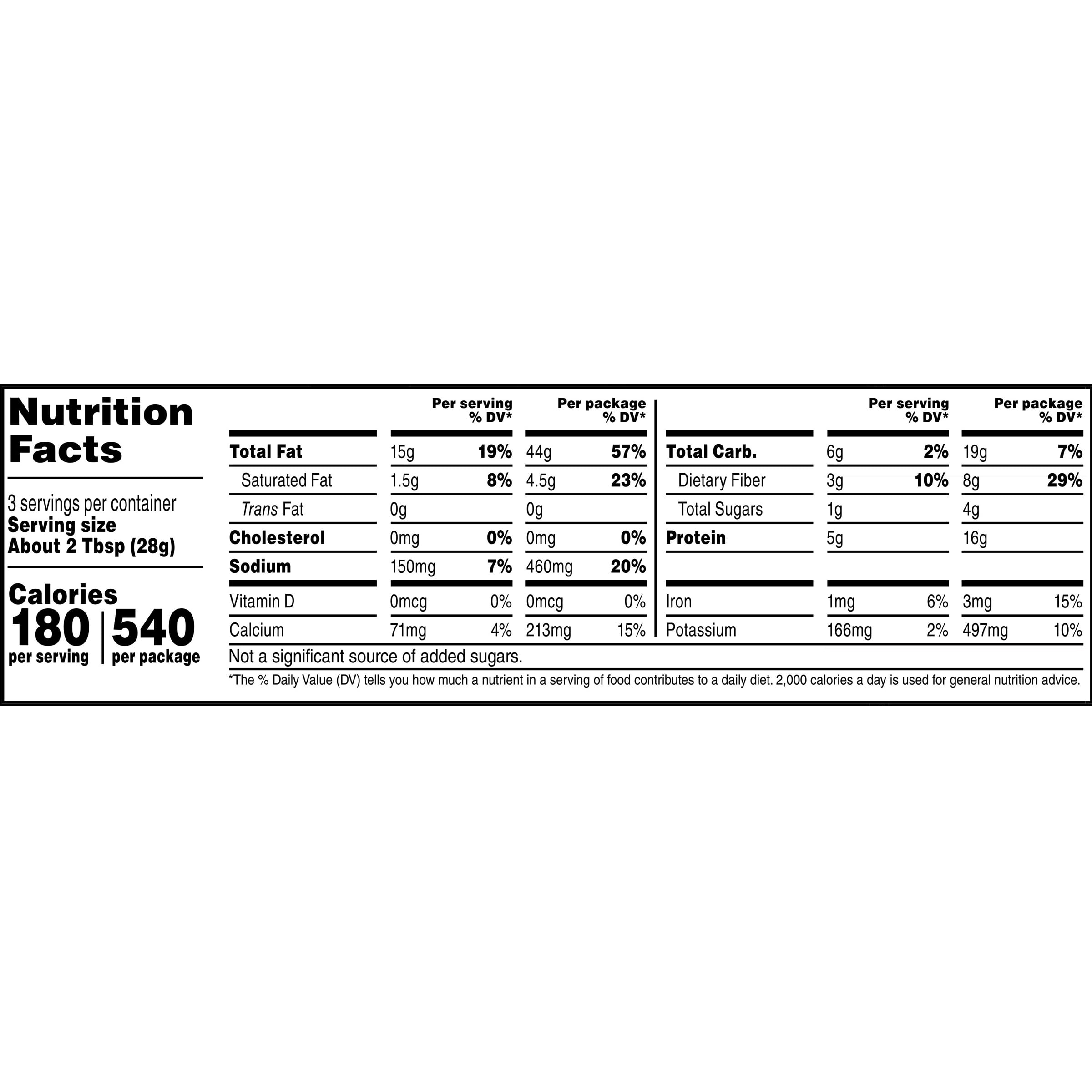 Nut Harvest Lightly Roasted Almonds 3 oz. Bag