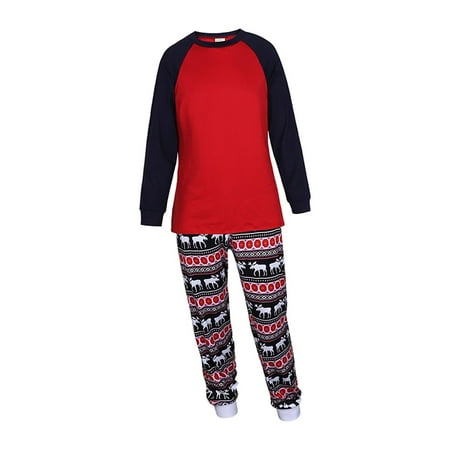 

Holiday Graphic Matching Family Pajamas Sets Christmas Pj S Sleepwear Printed Top With Bottom Jammies Outfits Blue S Y2Y