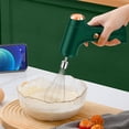 thumbnail image 6 of USB Rechargeable Hand Mixer - Cordless Electric Egg Beater and Whisk - Portable Kitchen Mixing Tool - Green, 6 of 6