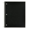 thumbnail image 4 of (2 pack) Pen+Gear Wide Ruled 3-Subject Poly Notebook, Black, 8.5" x 10.5", 120 Sheets, 4 of 6