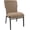 Mixed Tan Fabric/Gold Vein Frame, variant on Advantage Fossil Church Chair - 21 in. Wide