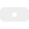 thumbnail image 4 of 18"W x 9"H x 3"ID x 6 1/4"C x 1"P Emerald Architectural Grade PVC Contemporary Ceiling Medallion, 4 of 11